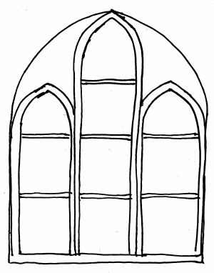 drielicht, drielichtvenster Ook, soms: triplet, drielingvenster.
