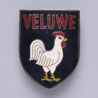 Mouwembleem - 1 - 8 Regiment Infanterie - de "Haantjes"