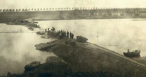 Scheiding van Maas en Waal onder verlegging van de uitmonding van de Maas naar den Amer van Bongaert 1909 - Collectie Nico de Bont