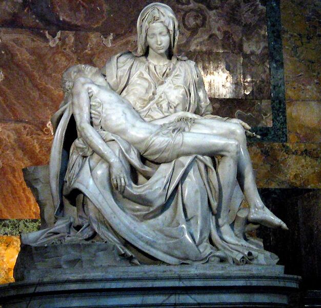 Bestand:Michelangelo Petersdom Pieta.jpg
